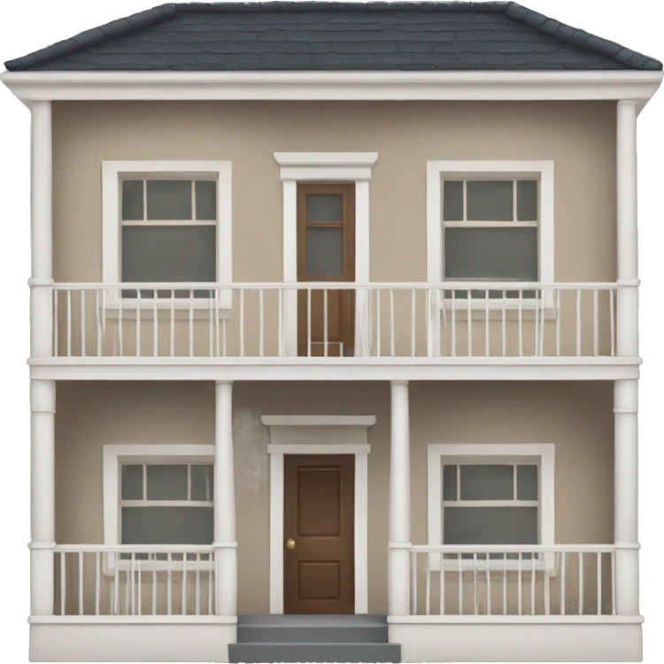 Double story house emoji