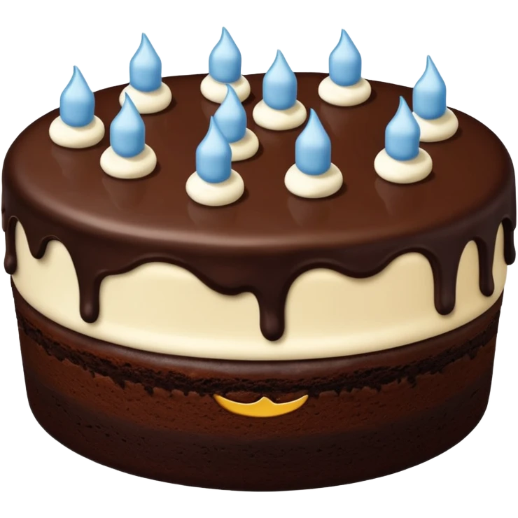 Chocolate cake emoji