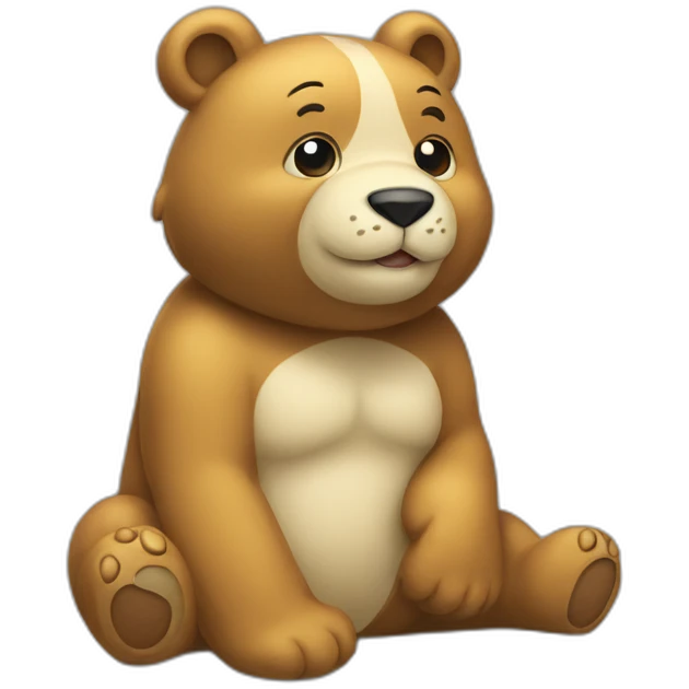 Un Bisounours emoji