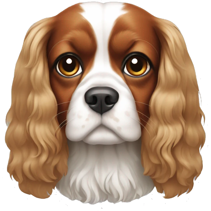King Charles cavalier spaniel emoji