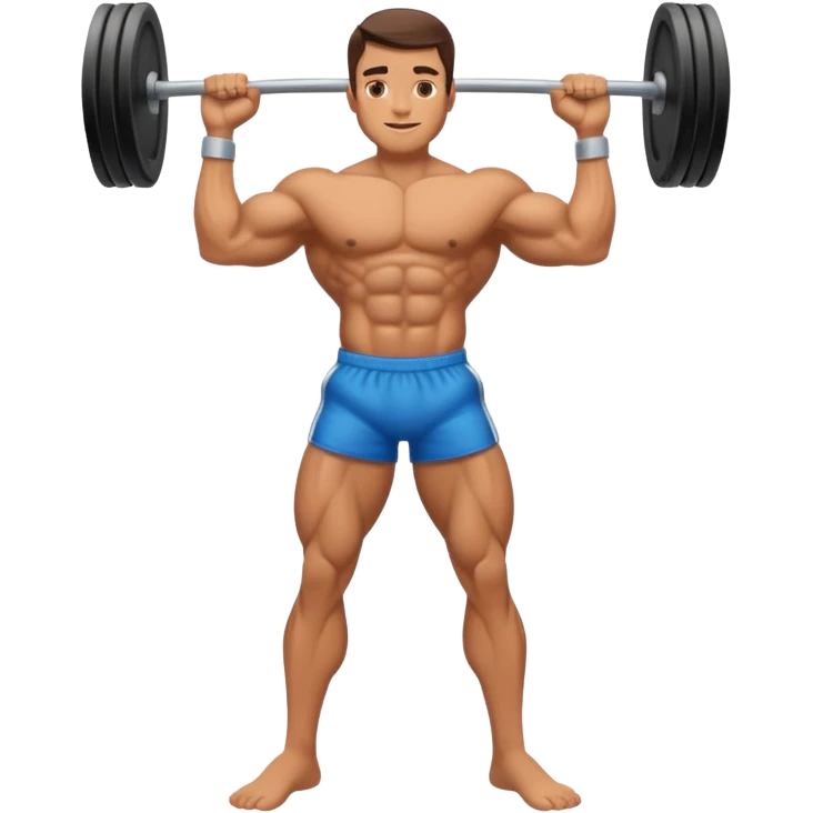 piernas de hombre musculoso emoji