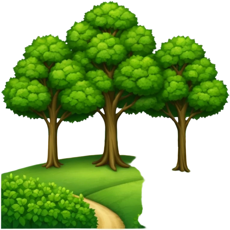 Tuscany trees emoji