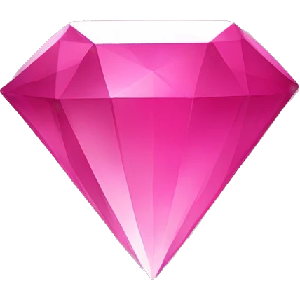 small hot pink diamond shape emoji