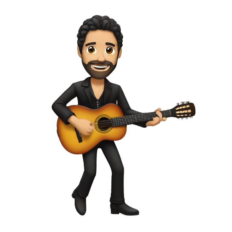 Guitarrista flamenco emoji