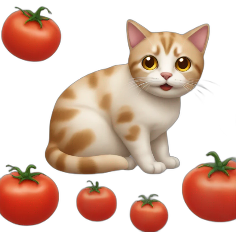 cat tomato emoji