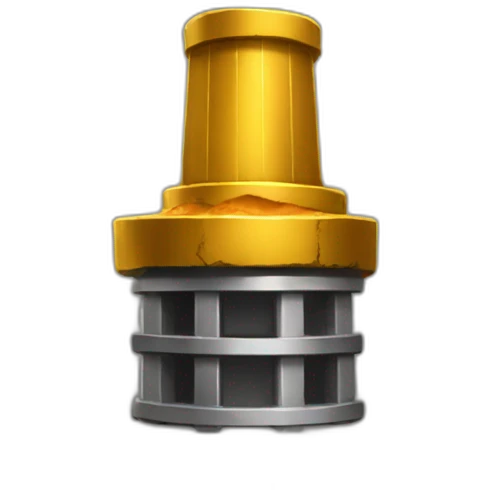 mining gold shaft emoji