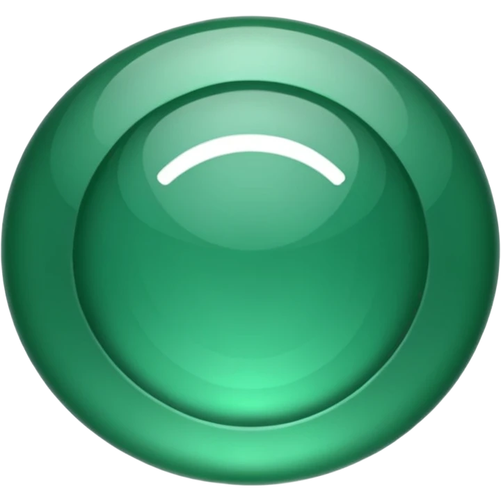 emerald cartoony emoji