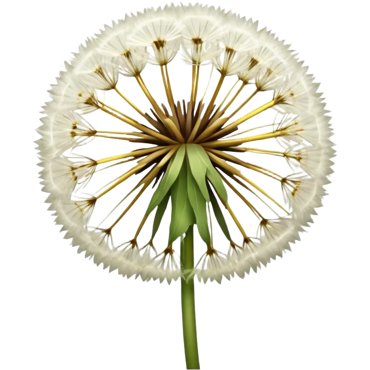 Dandelion flower emoji in white colour looks aesthetic edit better different styles emoji