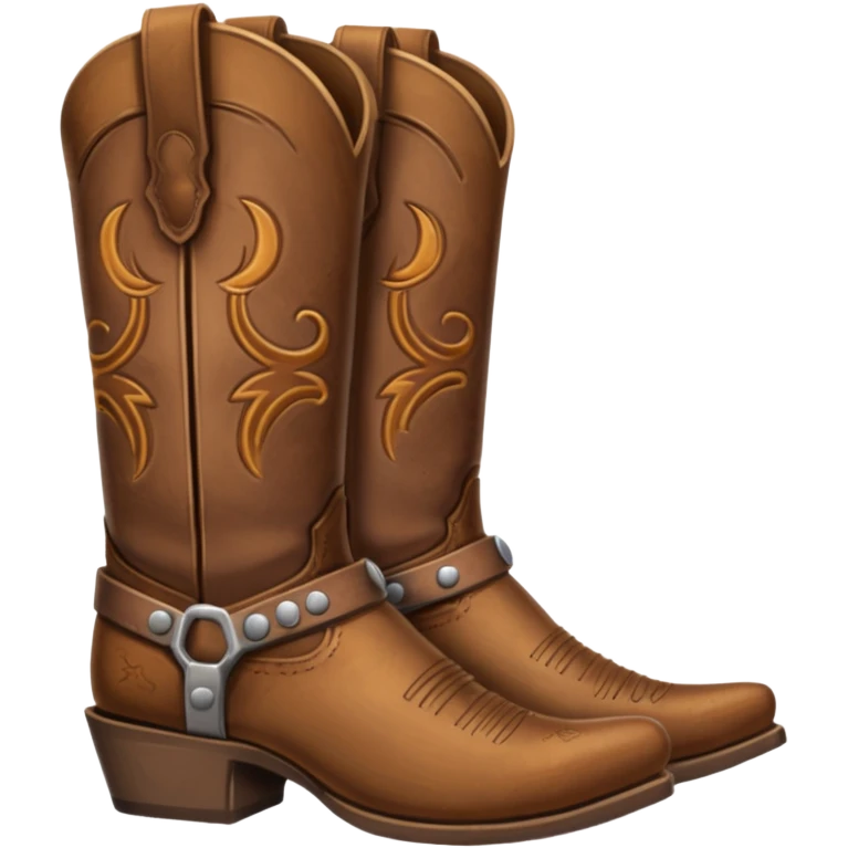 Cowboy boots emoji