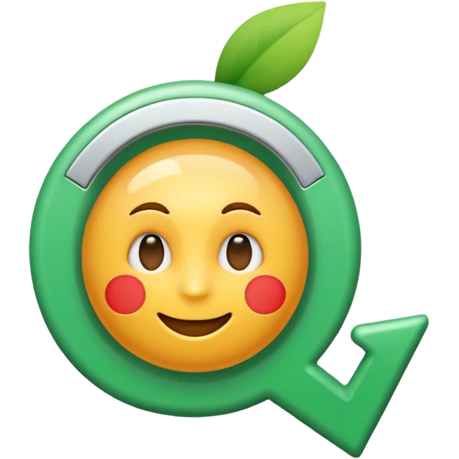 Add a bold green checkmark icon on the emoji and clearly display the word 'Checking on it' across the center in large, white, modern font. Clean background, soft shadow, vibrant colors, minimal and professional design. emoji