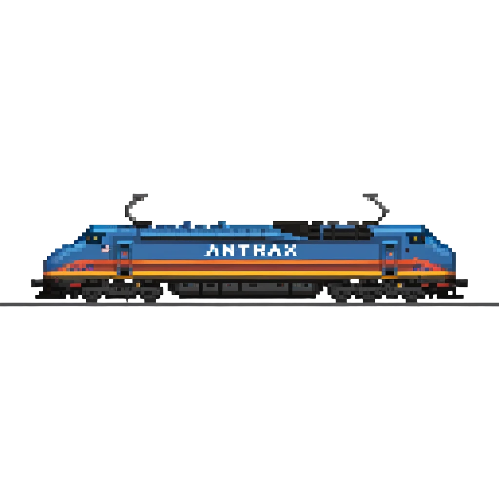 Amtrak ACS-64 electric locomotive, side view emoji