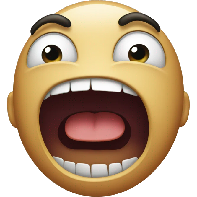shocked face with mouth open emoji