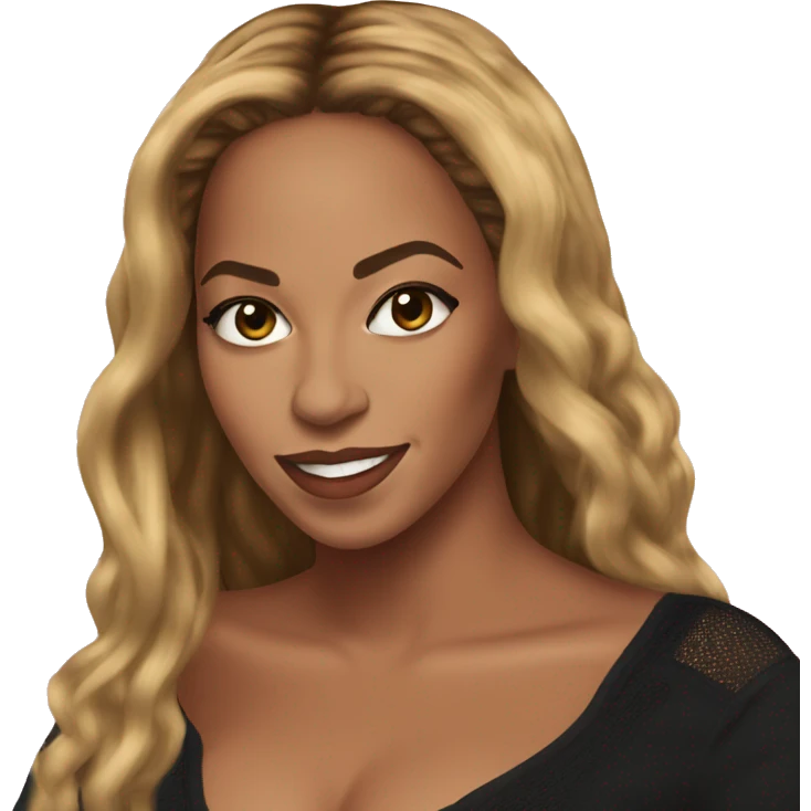 Beyonce in real life emoji
