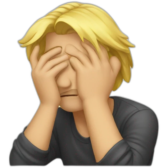 Facepalm emoji