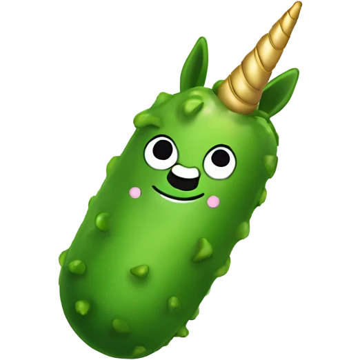 Unicorn pickle  emoji