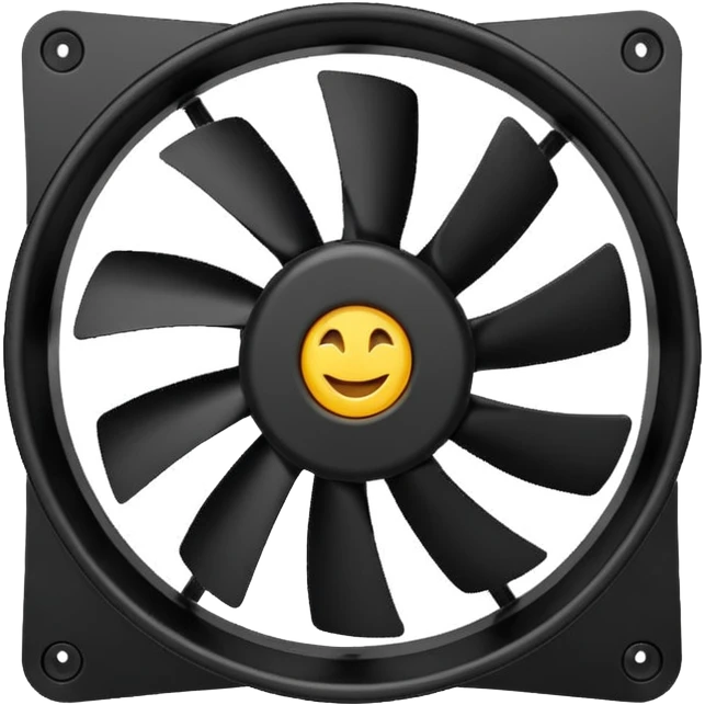 Gaming pc cabinet tab fan emoji