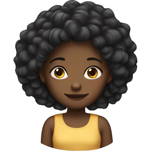 Black girl emoji