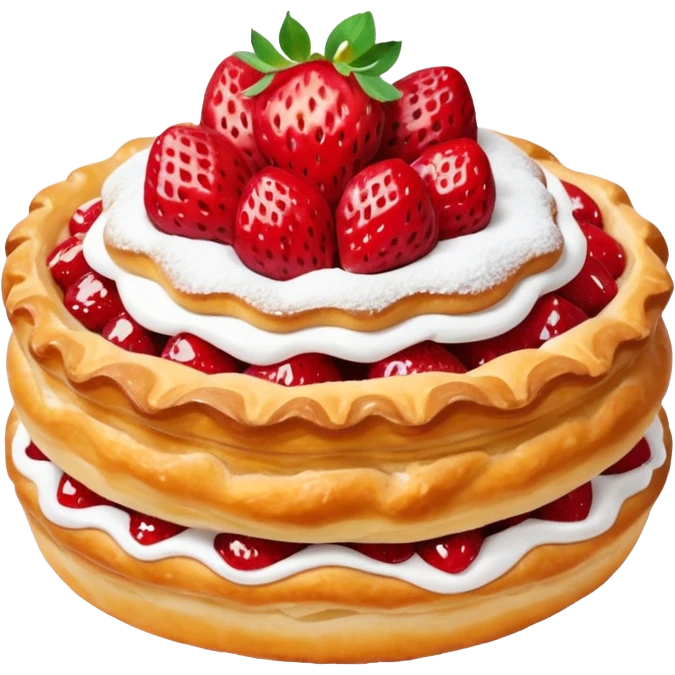 Danish strawberry Pastries emoji