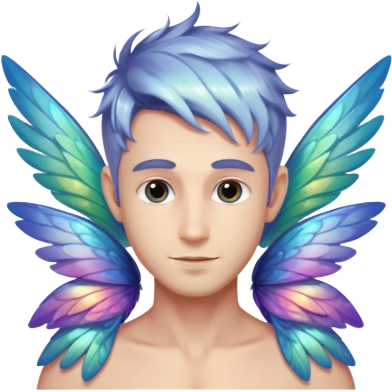 male fairy wings emoji