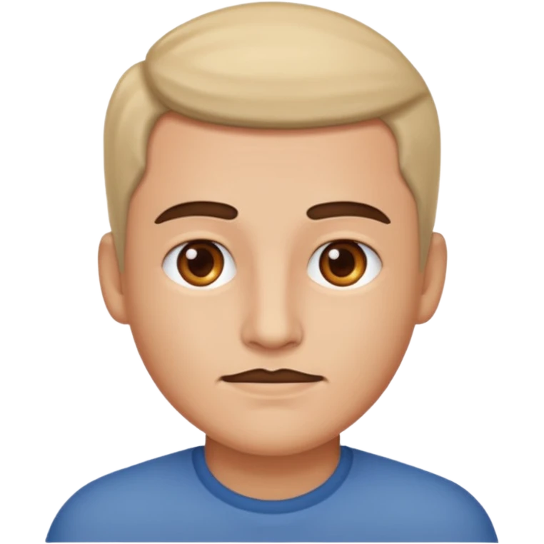 without mustache emoji