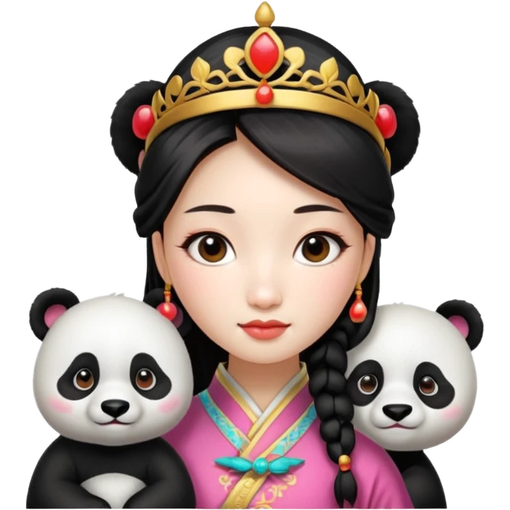 princesse chinoise panda emoji