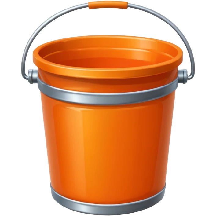  orange paint bucket emoji