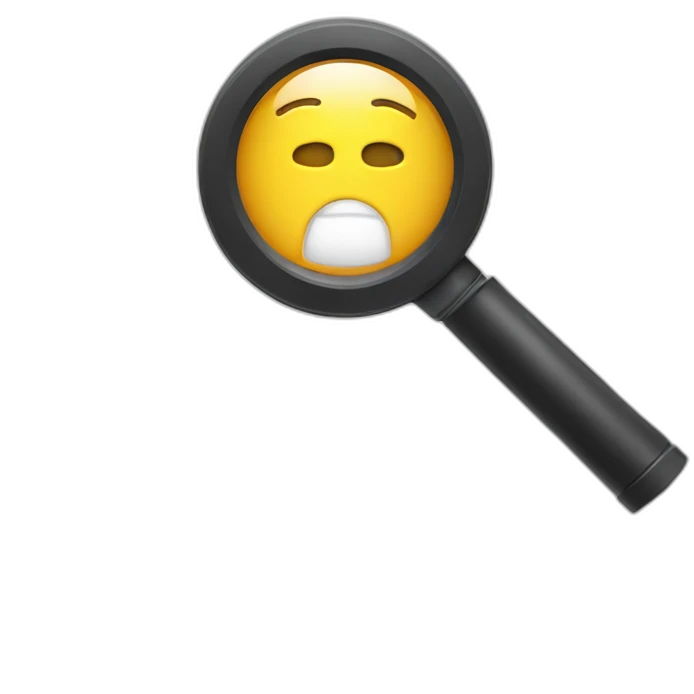 magnifier emoji