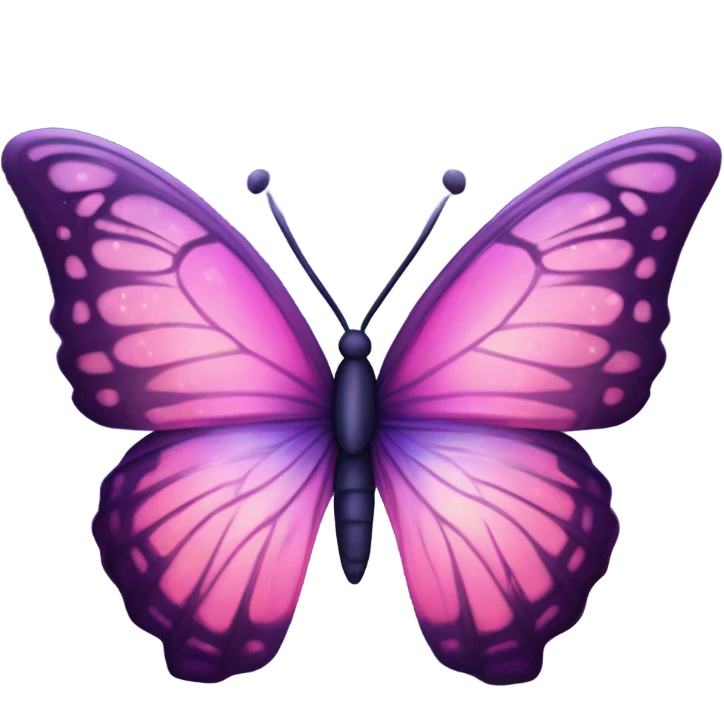 pastel pink galaxy butterfly emoji