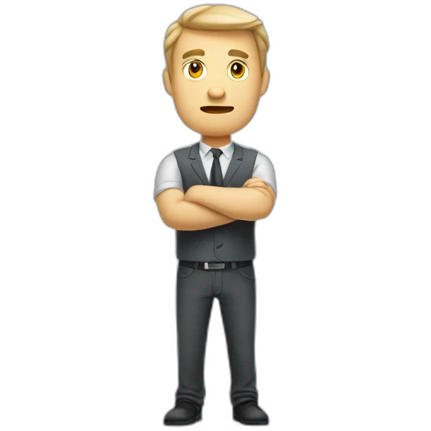 white-skin-man-in-plain-hr-manager-crossed-arms-angry-profile-image emoji