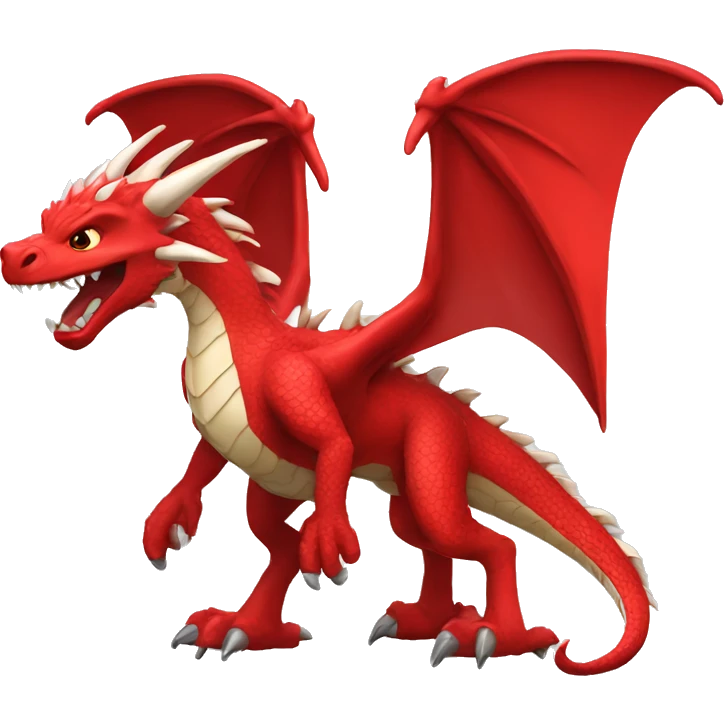 create a football player dragon with the red shirt emoji