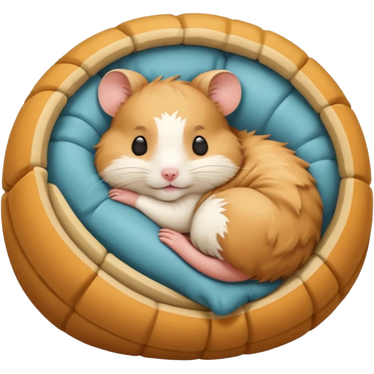 sleeping hamster emoji