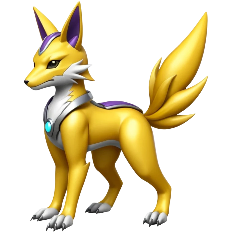  Futuristic Renamon (full body) emoji