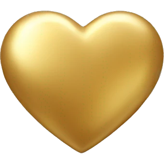 gold heart emoji