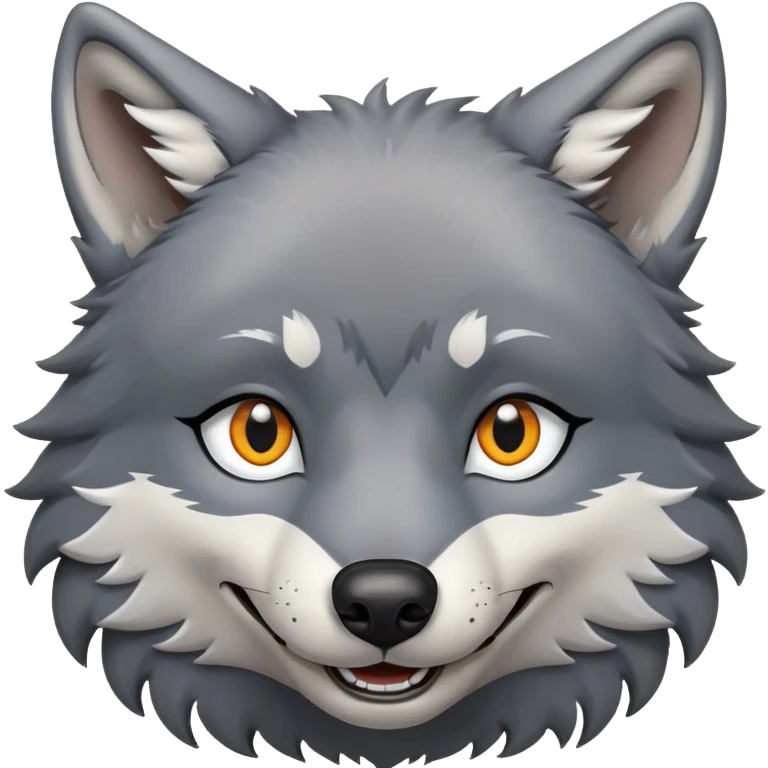 Smiling wolf emoji