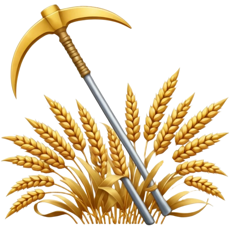 пшеница и серп emoji