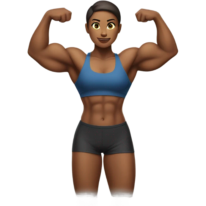 Bodybuilding woman emoji