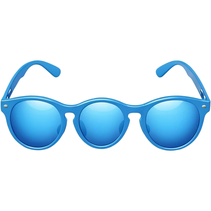 Blue sun glasses emoji