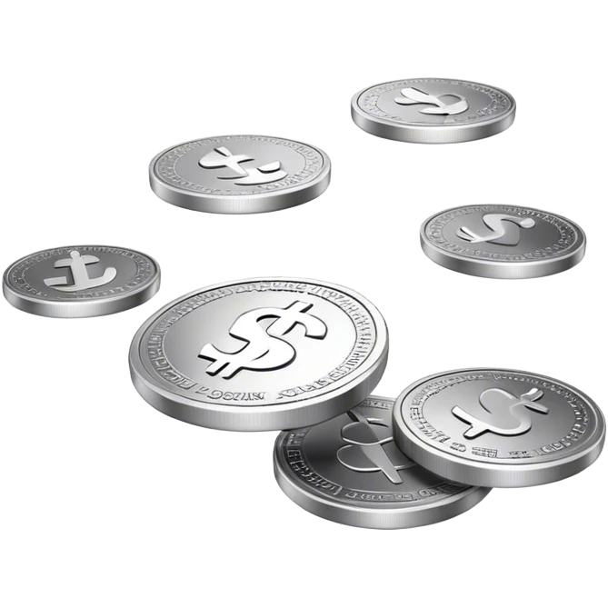 levitating coins emoji
