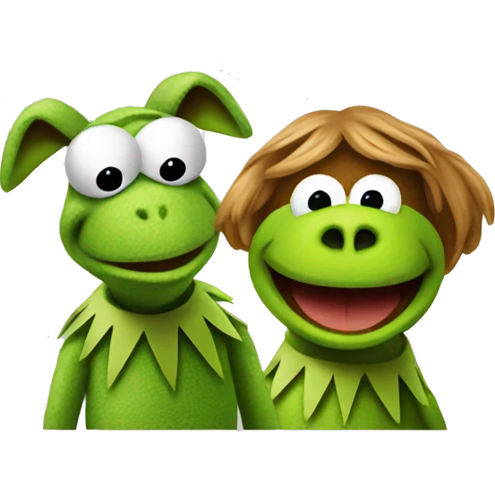 Alf and Kermit emoji