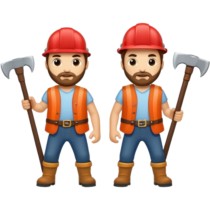 men with axes emoji