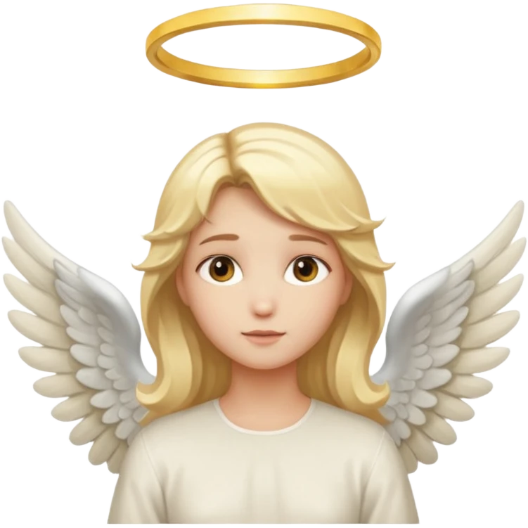 blonde angel emoji
