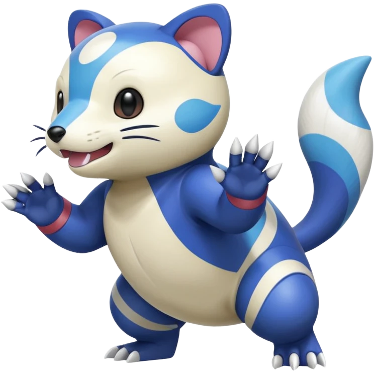 Palkia-Kyogre-Oshawott-Furret-fusion emoji
