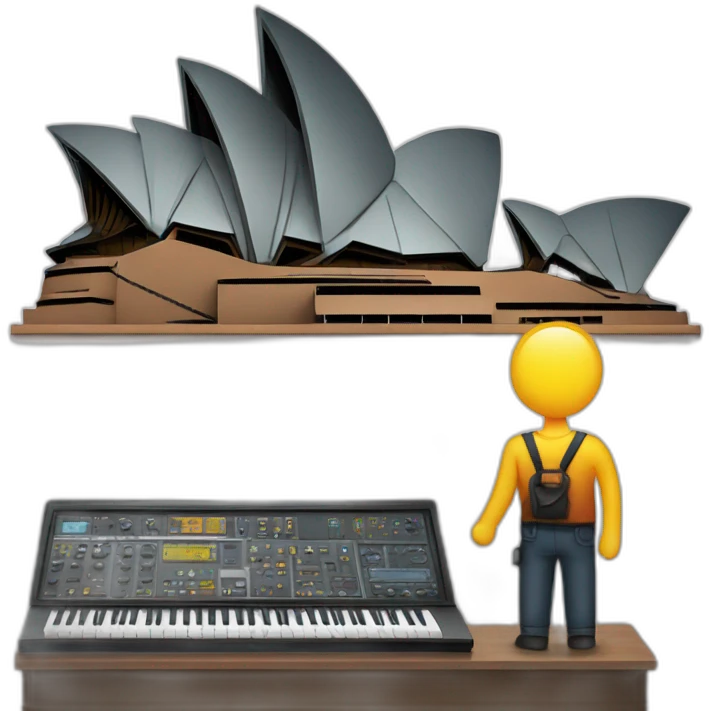 Sydney opera house sound guy emoji
