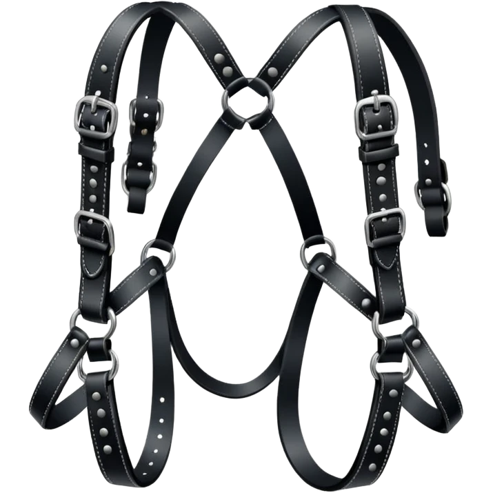 leather harnesses  emoji