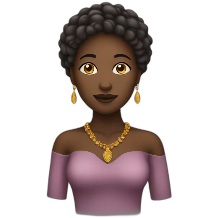 Femme africaine emoji