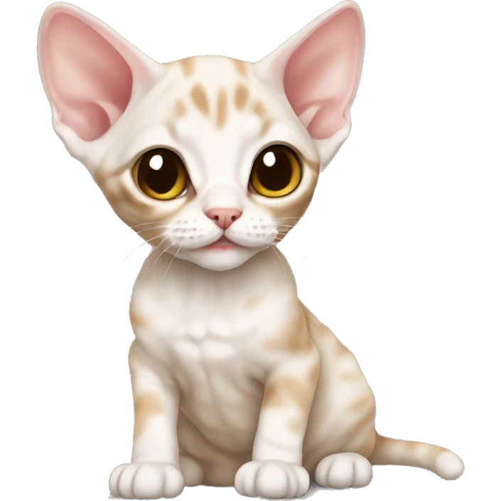 Devon rex kitten emoji