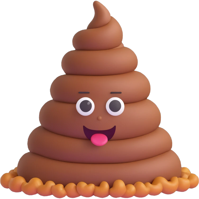 giant poop scak emoji