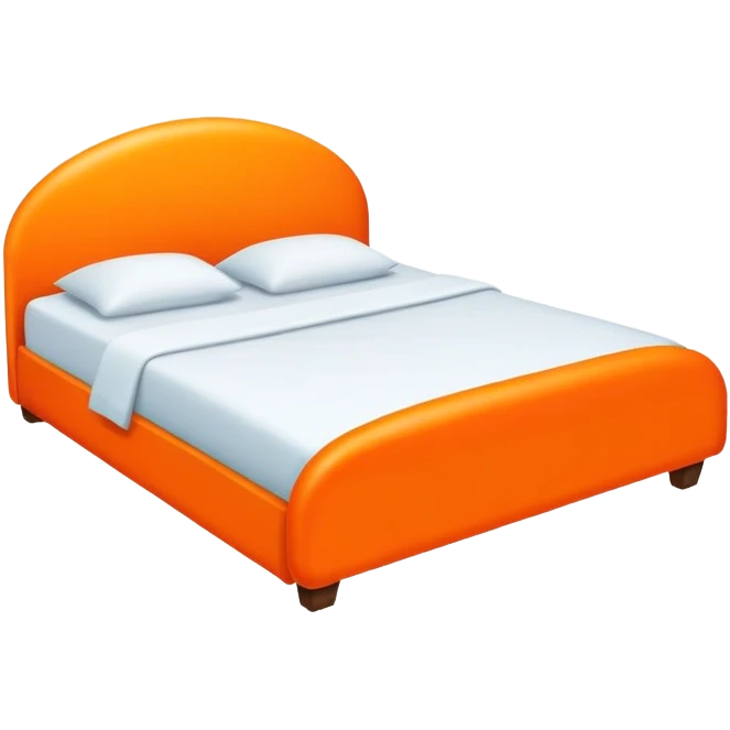 Orange bed emoji