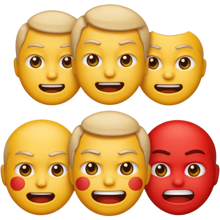 Angry and happy emoji emoji