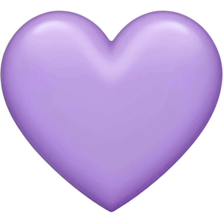 Now a pastel purple hear emoji